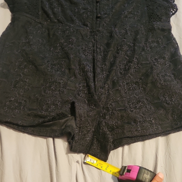 Black Lace Romper - Picture 8 of 8